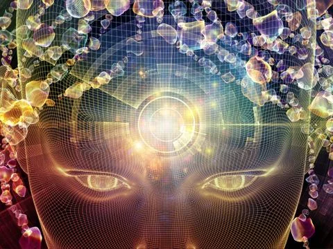 Lights of Thought Stock Illustration