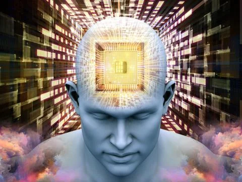 Lights of Thought Stock Illustration