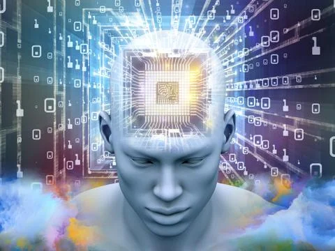 Lights of Thought Illustrazione stock