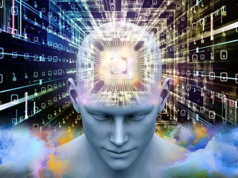 Lights of Thought Illustrazione stock