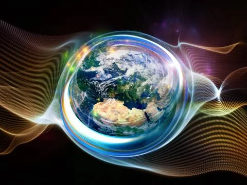 Lights of Turbulence Illustrazione stock