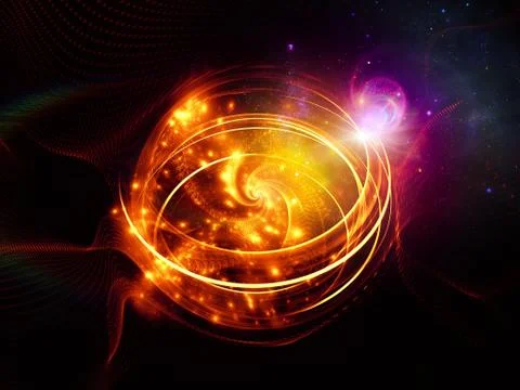 Lights of Turbulence Illustrazione stock