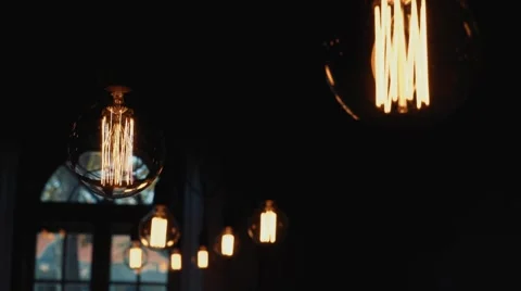 Lights turning up Stock Footage 55146026