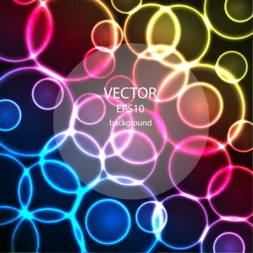 Lights, vector background Stock-Illustration