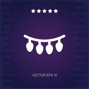 Lights vector icon Stock Illustration
