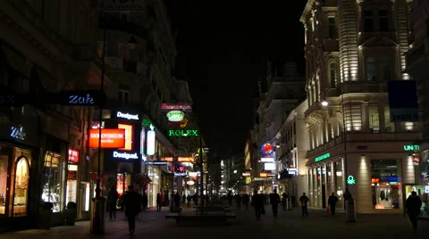 Lights of Vienna Stock Footage 46804204