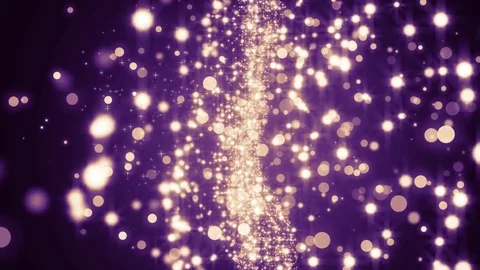Lights violet bokeh background. Elegant golden abstract. Disco background wit Vídeo Stock 82446808