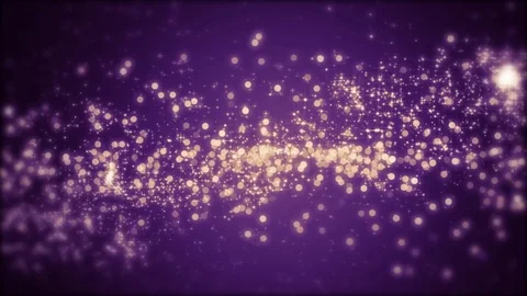 Lights violet bokeh background. Elegant golden abstract. Disco background wit Vídeo Stock 82450159