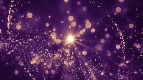 Lights violet bokeh background. Elegant golden abstract. Disco background wit 스톡 동영상 82484543