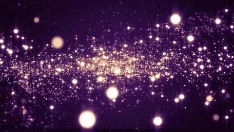 Lights violet bokeh background. Elegant golden abstract. Disco background wit 스톡 동영상 82499337