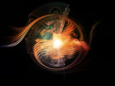 Lights of Vortex 스톡 일러스트