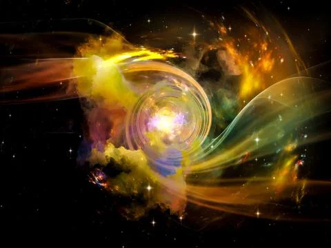 Lights of Vortex Illustrazione stock