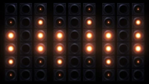 Lights Warm Flashing Panel Looped Video Stockbeeldmateriaal 162746009