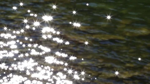 Lights on water Video stock 79004320