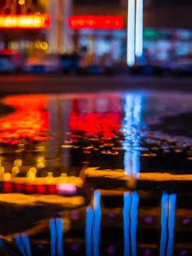 Lights on water Foto stock