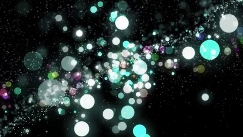 Lights white and black bokeh background. Elegant silver abstract. Disco backg Video stock 82443176