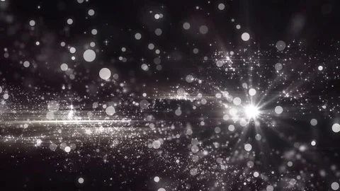 Lights white and black bokeh background. Elegant silver abstract. Disco backg 스톡 동영상 82482102