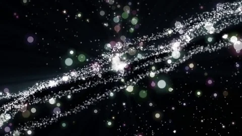 Lights white and black bokeh background. Elegant silver abstract. Disco backg 動画素材 82555121
