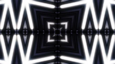 Lights White Shimmering Panel Looped Video Stock Footage 154351423