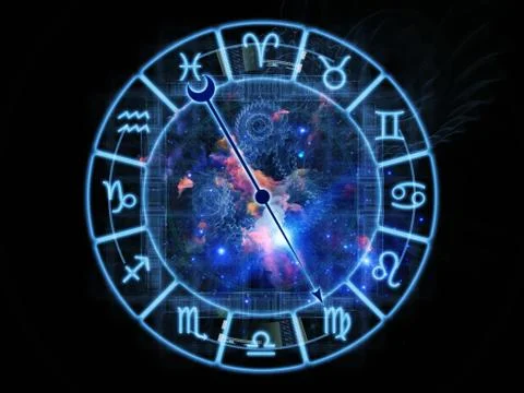 Lights of Zodiac Stock Illustration