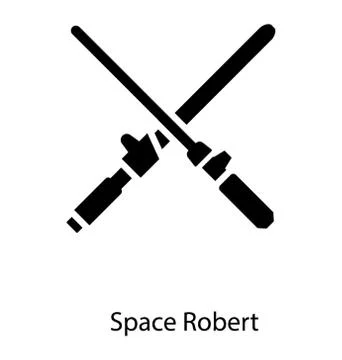 Lightsaber War Tool Stock Illustration