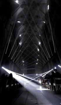 Lightshow 스톡 사진