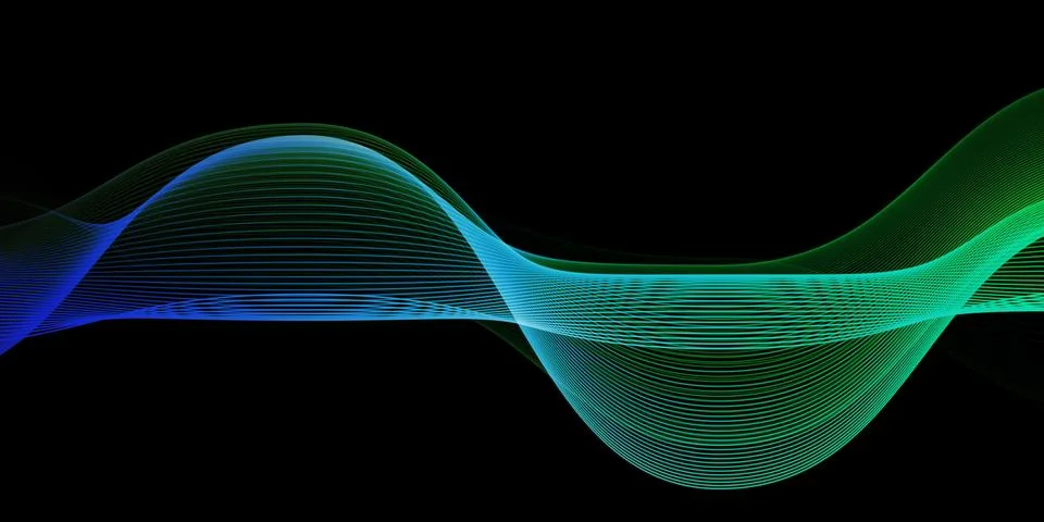 Lightstorm in Motion Stock Illustration