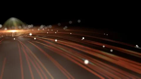 Lightstrokes Stock Illustration