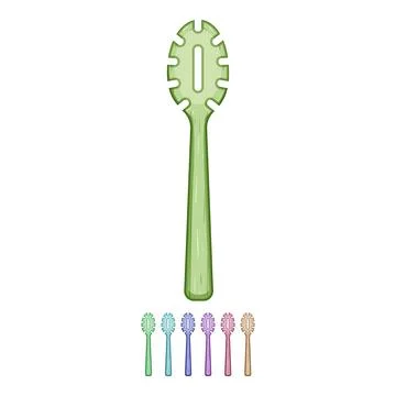 Lightweight bamboo utensils cartoon vector graphic Stock Illustration