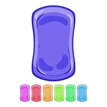 Lightweight changing pad cartoon vector graphic Stock Illustration