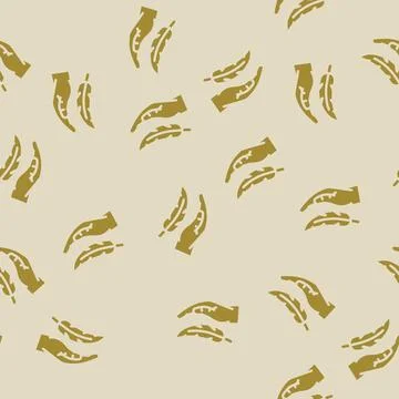 Lightweight glyph vector seamless pattern Ilustração Stock