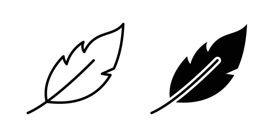 Lightweight icon vector concepts, line and silhouette style Illustration