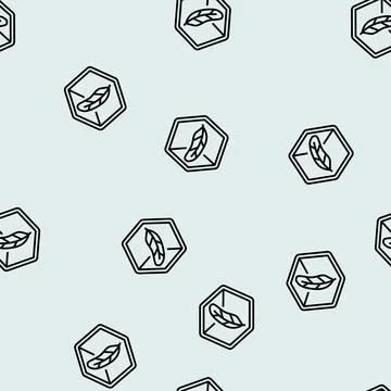 Lightweight line seamless pattern Ilustração Stock