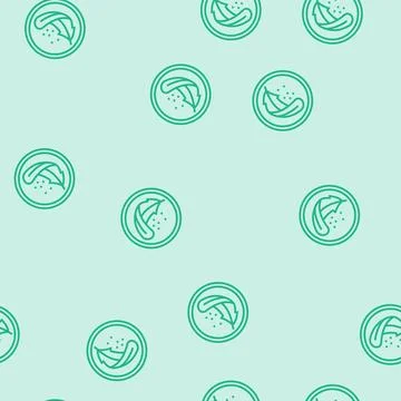 Lightweight product label caution line seamless pattern Stock Illustration