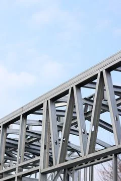 Lightweight steel thin-walled structures Foto stock