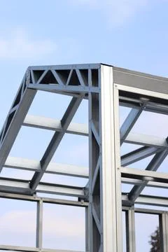 Lightweight steel thin-walled structures Foto stock
