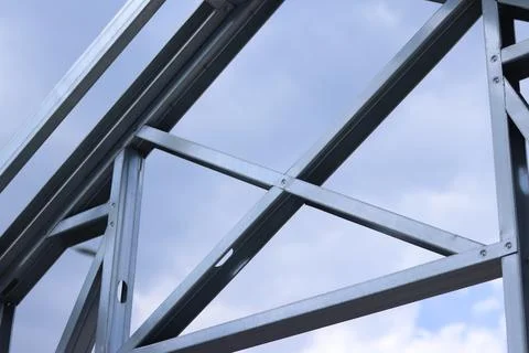 Lightweight steel thin-walled structures Foto stock