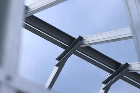 Lightweight steel thin-walled structures Foto stock
