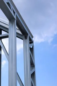 Lightweight steel thin-walled structures Foto stock