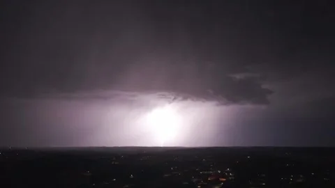 LigntingStrikes4K60sec Stock Footage 304257370