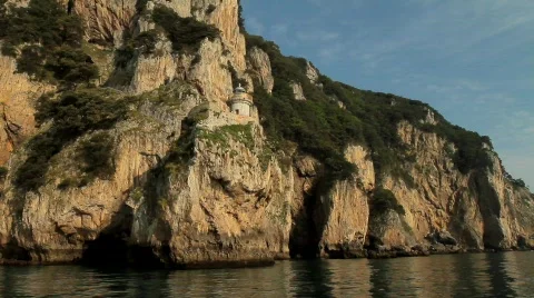 Ligthouse on the Cliffs 2 Video stock 794335
