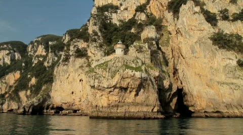 Ligthouse on the Cliffs 4 Video stock 794073