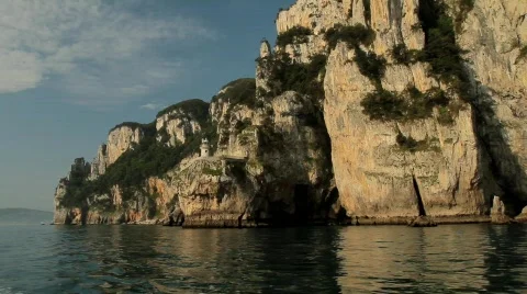 Ligthouse on the Cliffs 7 Video stock 794200