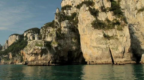 Ligthouse on the Cliffs 8 Video stock 794186