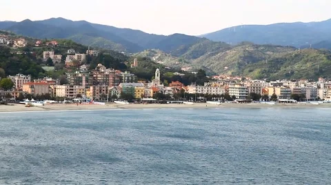 Ligurian coast Stock Footage 49550325