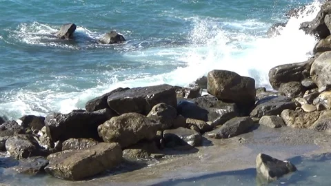 Ligurian sea Stock Footage 235656773