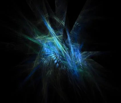 Liight in night sky Stock Illustration