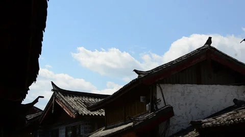 Lijiang Ancient City Stock Footage 64335016