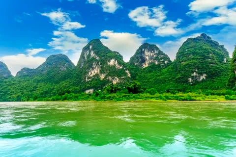 Lijiang River landscape Stock Photos