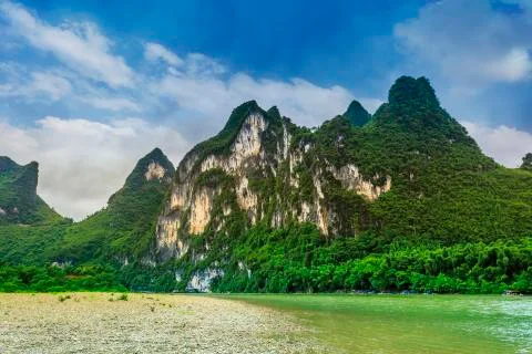 Lijiang River landscape Stock Photos